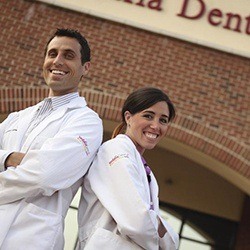 Your Groveport emergency dentist team smiling